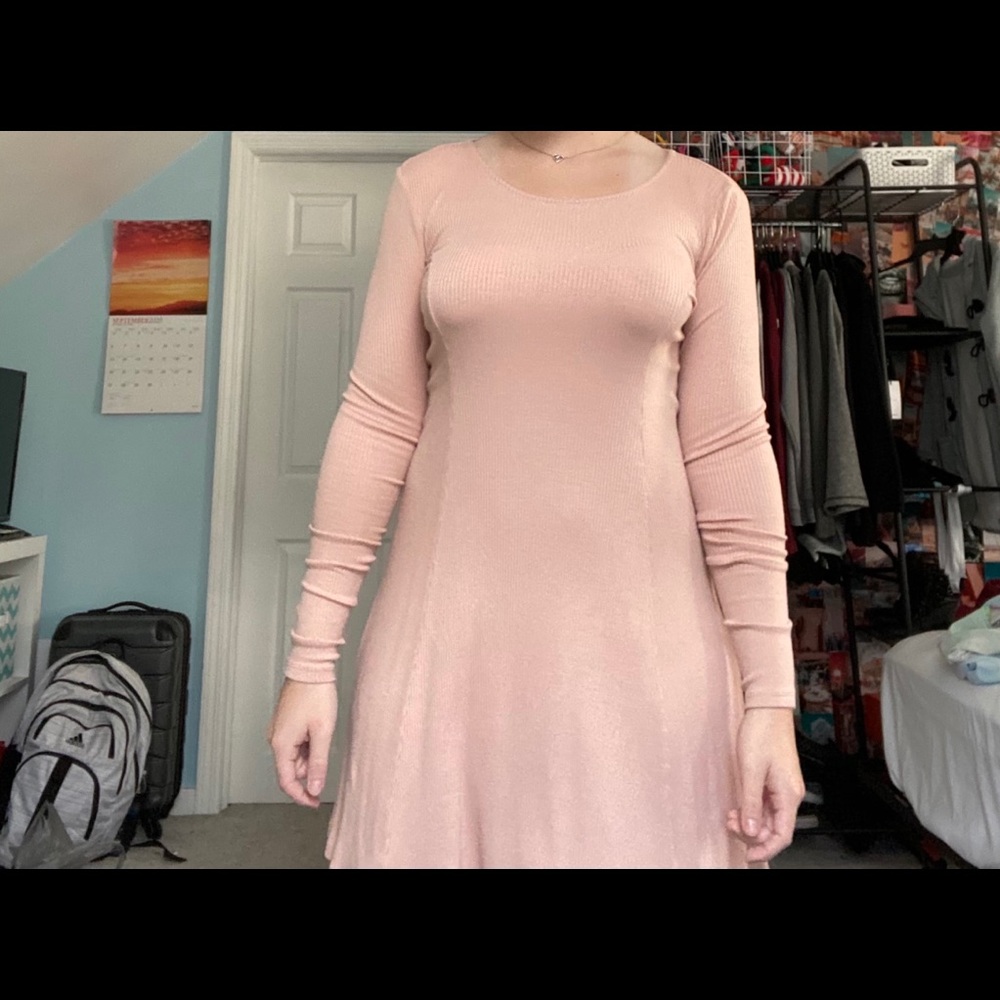 beige dress